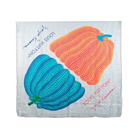 louis vuitton lv x yk pumpkin shawl blue|The New Louis Vuitton Yayoi Kusama Collection Is Finally Here.